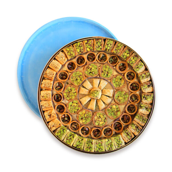Arabic Sweet Mix Velvet Round Box