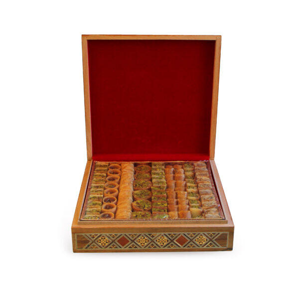 Luxurious Damascene Mosaic Arabic Sweets Box