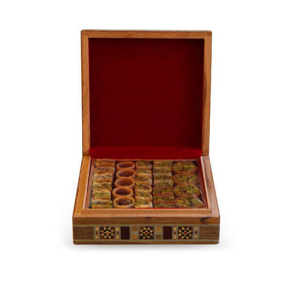 Luxurious Damascene Mosaic Arabic Sweets Box