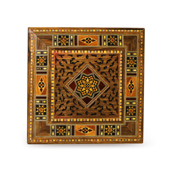 Luxurious Damascene Mosaic Arabic Sweets Box - Image 4